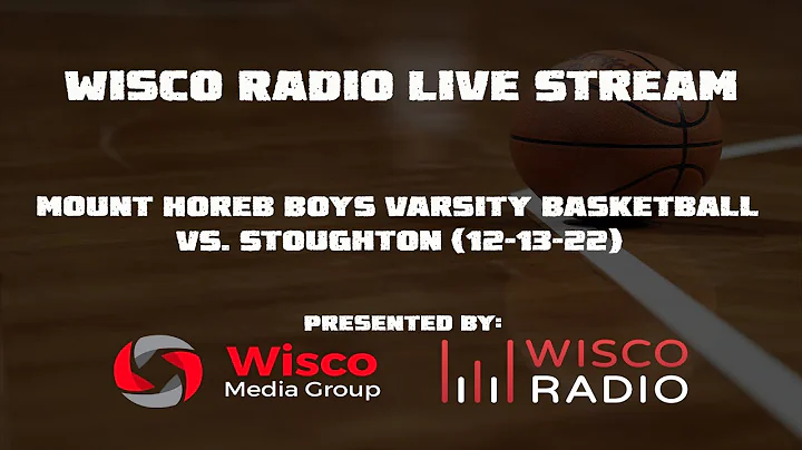Mount Horeb Boys Varsity Basketball VS. Stoughton (12-13-22)