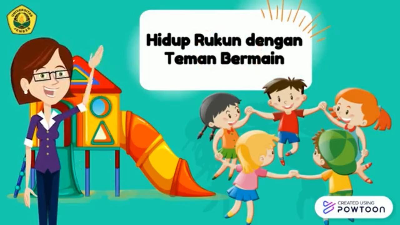 Hidup Rukun dengan Teman Bermain - YouTube