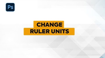 How to change Ruler Units in Photoshop