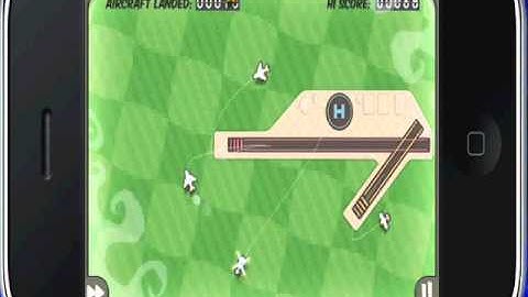 Flight Control Iphone Ipod touch App Gameplay
