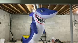 Reverse Vacuum Test For Inflatable Shark Costume