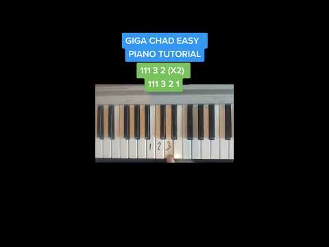 GIGA CHAD PIANO TUTORIAL - YouTube