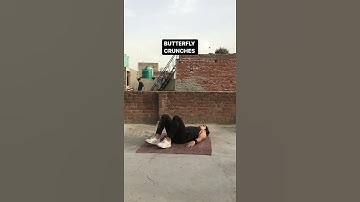 Butterfly Crunches for Abs