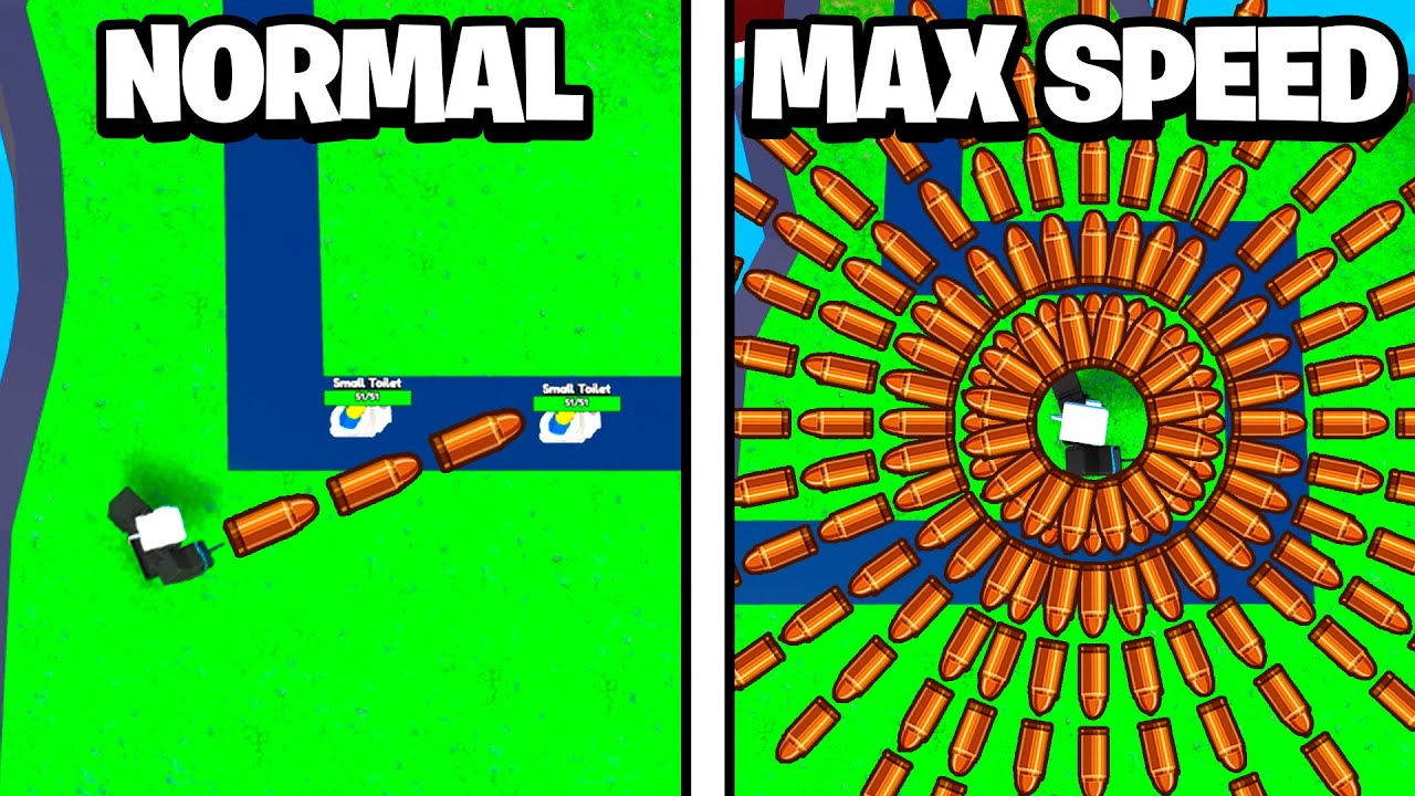 Unlocking MAX ATTACK SPEED In Toilet Tower Defense