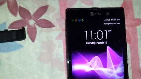 Unlocking Sony Xperia Ion LT28at locked to At&t or Rogers by Unlock Code