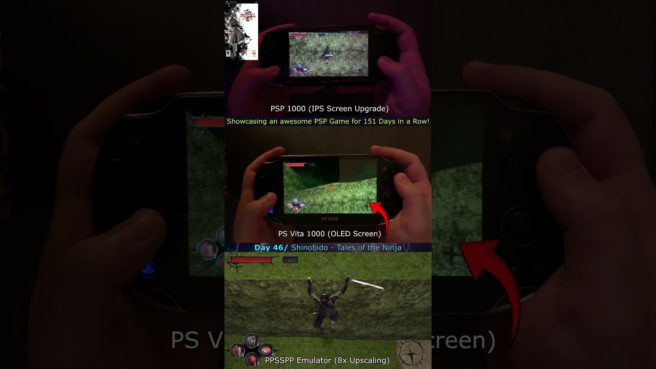 Showcasing an Amazing PSP Game for 151 Days! - Day 46 - Shinobido