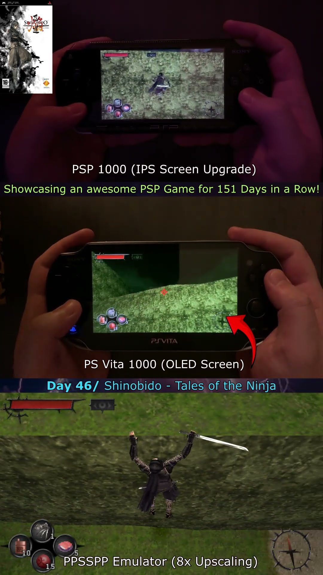 Showcasing an Amazing PSP Game for 151 Days! - Day 46 - Shinobido