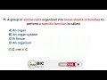 "Top 20 Biology MCQs from Levels of Organization | Class 11th Board Exam Prep"
