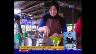 GADIS MAT SALLEH PENYEBAR ROTI CANAI  [17 Jan 2015]
