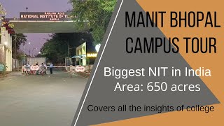 Campus tour of Manit Bhopal#manitbhopal #hostel #jee #college #nit #campus #campuscorner #iit