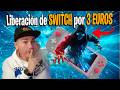 SI! es REAL,  Liberar la SWITCH solo cuesta poco mas de 3 EUROS y no es BROMA
