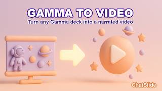 How to Turn a Gamma Presentation Into a Video with AI
