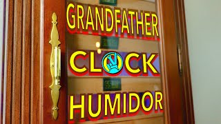 Turning A Grandfather Clock Into A Cigar Humidor With Secret Compartment