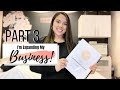 I'M EXPANDING MY BUSINESS! | PART 3 | WHAT I CHOSE FOR THE WALL DECAL | MY FIRST SKINCARE TRAINING