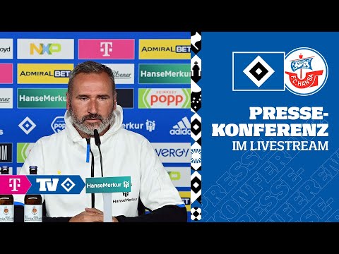 RE-LIVE: MATCHDAY-PRESSEKONFERENZ  I 2. Spieltag I HSV vs. Hansa Rostock
