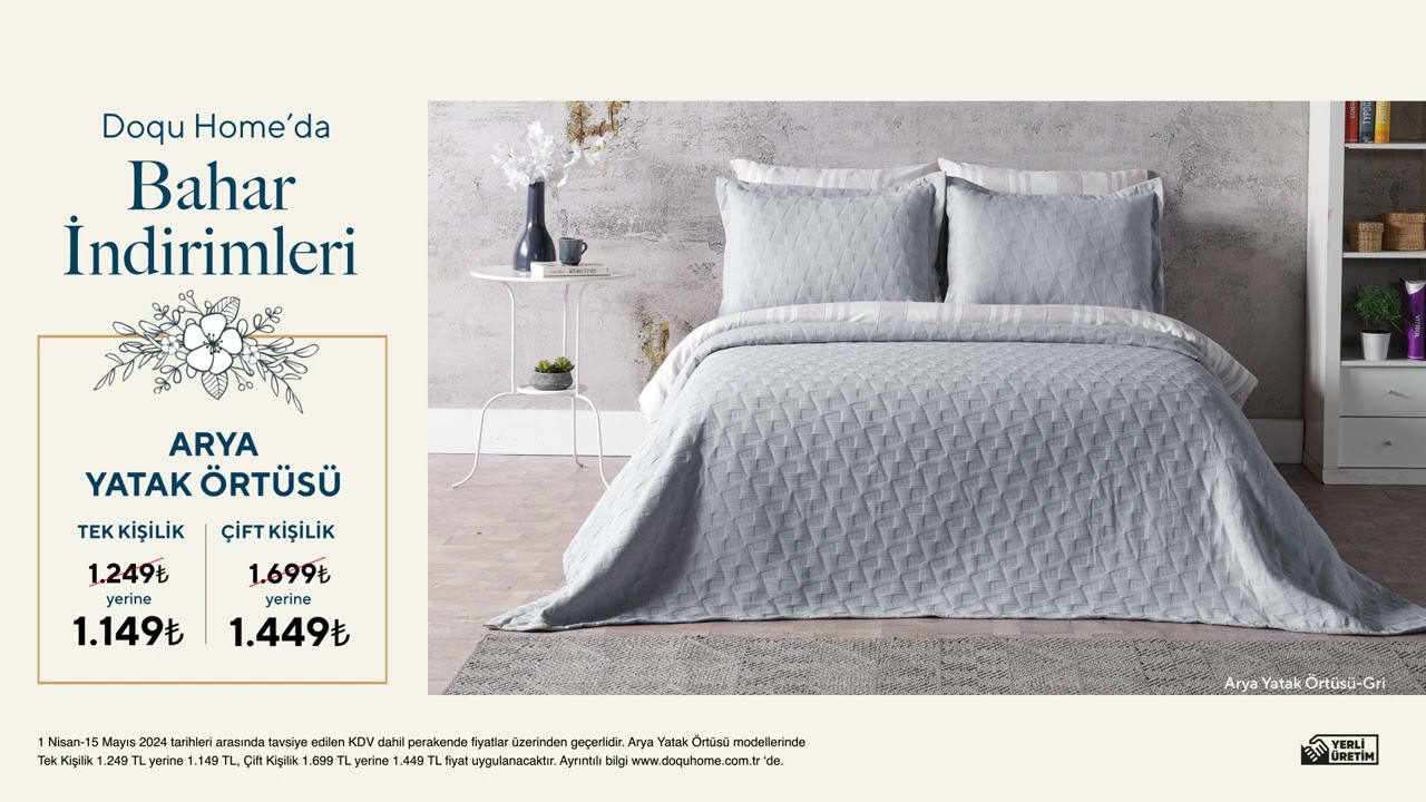 Doqu Home’da Bahar İndirimleri Başladı 🌸💙