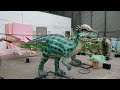 Animatronic Lifelike Dinosaur sculptures Pachycephalosaurus statue