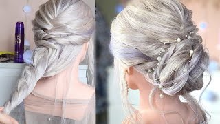 Elegant Bridal Updo Tutorial For Long Medium Hair | Elegante Peinado Para Boda