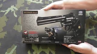 Details Tokyo Marui Python .357 mag. 6 inch spring revolver & chrono. News
