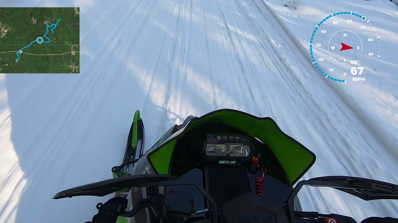 Snowmobiling in Cadillac, Michigan 3/8/19 YouTube