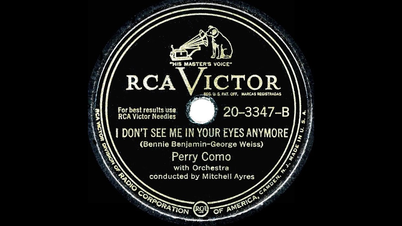 1949 HITS ARCHIVE: I Don’t See Me In Your Eyes Anymore - Perry Como