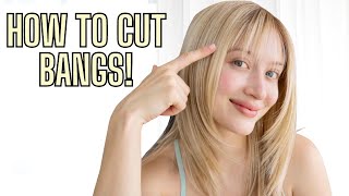 HOW TO CUT BANGS & HIDE A FRAYING LACE FRONT On Your Wig!