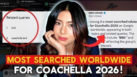 BINI Among Most Searched Topics for Coachella 2026! 🔥♥️🇵🇭