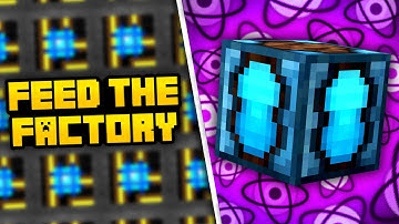Minecraft Feed The Factory | QUANTOM PROBE PREPARATION! #30 [Modded Questing Factory]