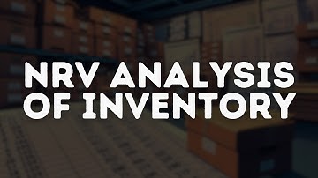 Inventory NRV (Net Realizable Value) Analysis in Excel