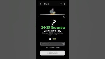 Dropee question of the day code 24 November | Dropped question of the day code | Dropee Code