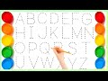 Learn ABCD Alphabet A to Z | ABC Letters Dotted Line Writing Practice for Kids & Toddlers