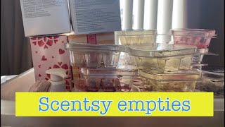 Scentsy empties - what I’ve been warming