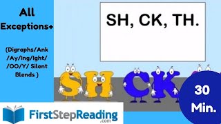 All Exception Videos/Irregular Sounds/ Digraphs/ OO/ Y/ Silent Blends/ Kindergarten, ESL, Spelling