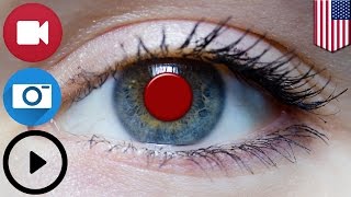 Future tech: Sony files U.S. patent for smart contact lens that records and plays video - TomoNews screenshot 1