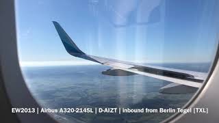 Eurowings A320 Smooth Landing & Beautiful Scenic Approach Stuttgart Airport