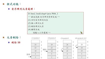 Java 程式設計(二)_陣列資料結構：有序陣列插入(範例)