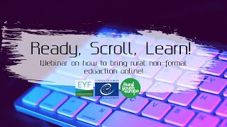 Ready Scroll Learn - RYEurope Webinar on Non-Formal Education Online