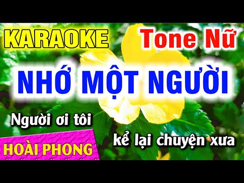 Nhớ Một Người - Tuyền Đoàn