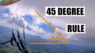 Applying Kelly Farina's 45-degree rule to avoid clouds