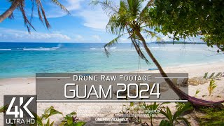 【4K】🇬🇺🇺🇸🌴🍹🏖 Drone RAW Footage 🔥 This is GUAM 2024 🔥 U.S. / South Pacific 🔥 UltraHD Stock Video