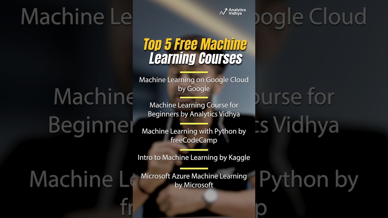 5 FREE Machine Learning Courses with Certificates | Pulse