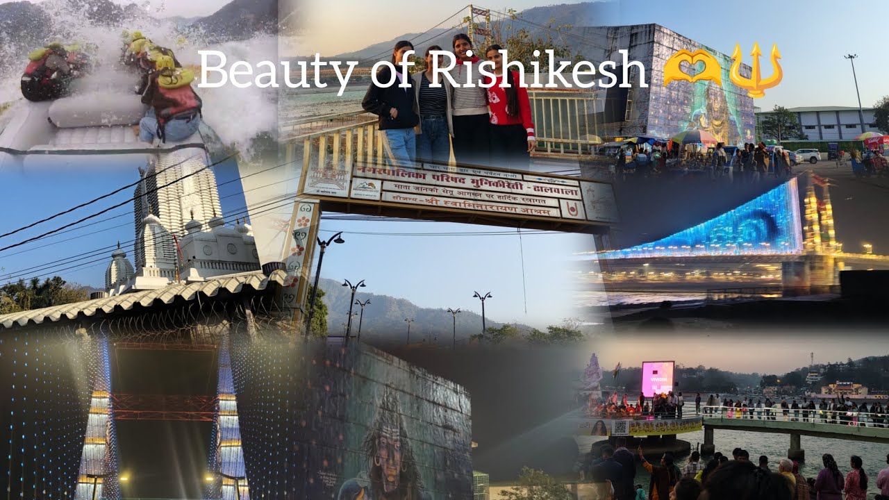 1st time visit to rishikesh 🌼🔱 (river Rafting,bhootnath temple,ganga aarti, Triveni Ghat,