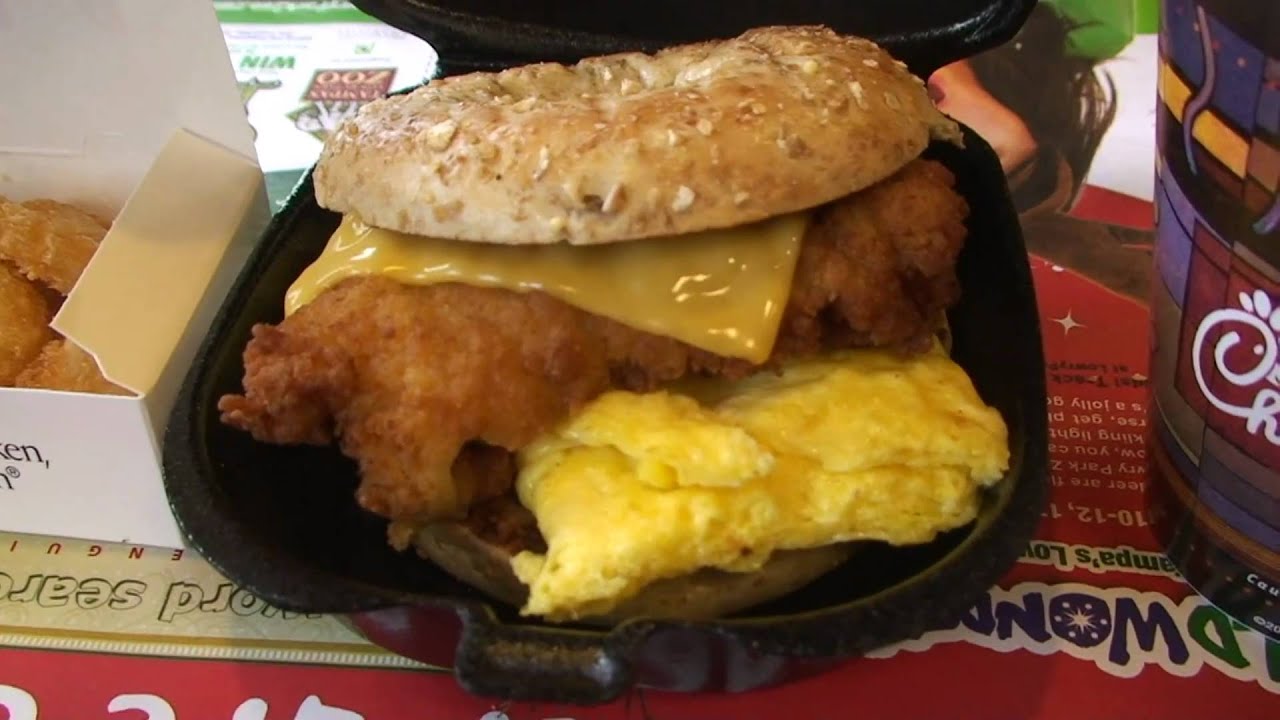 CHICKFILA NUMBER 4 BREAKFEST MEAL YouTube