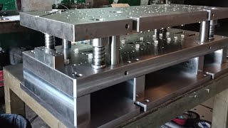Progressive Die Assembly  part 1 #manufacturing #engineering #machinery #machining #stamping #dies