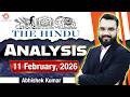 The Hindu Analysis for UPSC 11/02/2026] | Important Editorials &amp; Current Affairs|