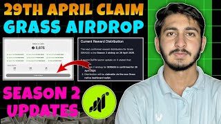 Grass Airdrop claim on 29th April | Grass Airdrop season 2 New Update | Crypto Airdrop Updates screenshot 1