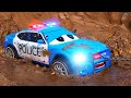 Police car vs giant pit  team police cars action packed rescue  highspeed road rage compilation