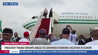 President Tinubu To Commence 10-Day Working Leave In Europe