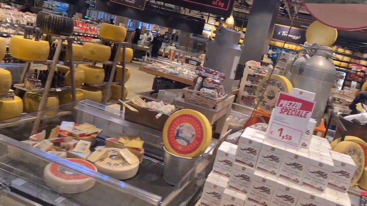 Shopping Traum Iperal in Varese, ein Frische Paradies! So ein riesiges Shoppi!