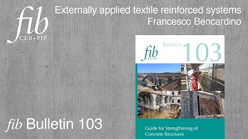 fib Bulletin 103 | Francesco Bencardino | Externally applied textile reinforced systems